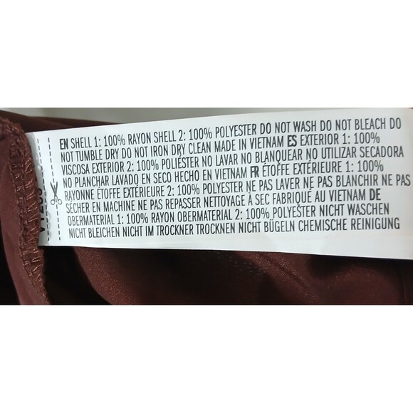 Forever 21 Southwestern XS Boho Floral Paisley Print Mini Dress Tassel Tie Brown - Picture 13 of 13